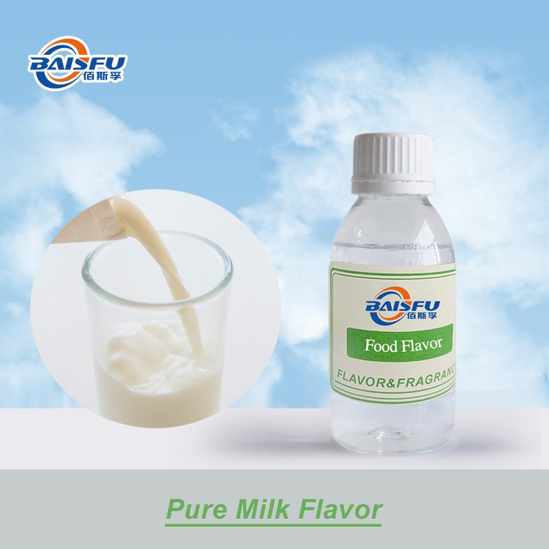 Edible Pure Milk Flavor Food Grade Powder High Resistance Liquid Flavor Fresh Oudor From Natural Plant Extracts Aroma Variety