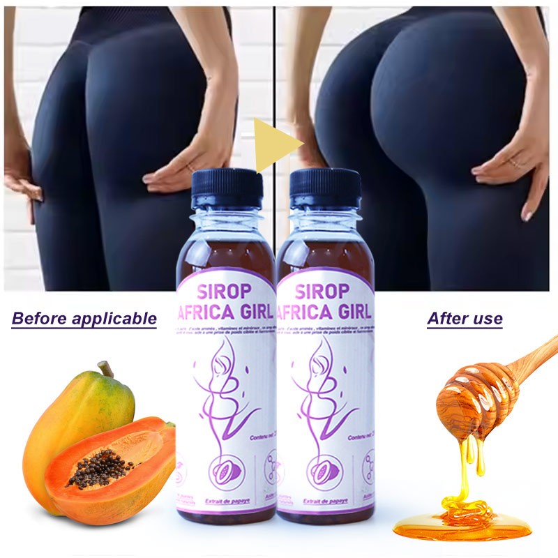 OEM 200ML Appetite Booster Weight Gain Syrup Fast Thicker Butt Stimulant Multivitamin Drink Supplement Buttock Boosting  Syrup Dream Shape 