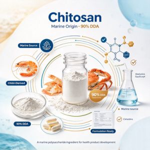 Bulk Marine Chitosan Powder 90% DDA for Formulators