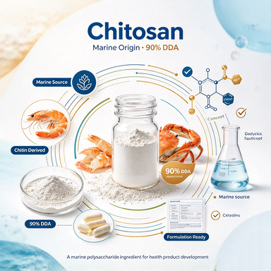 Bulk Marine Chitosan Powder 90% DDA for Formulators
