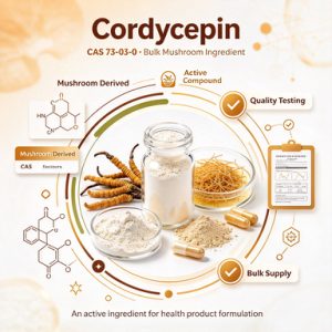 Bulk Cordycepin from Cordyceps militaris for Nutraceuticals