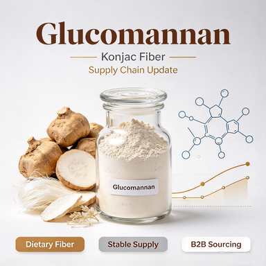 Glucomannan (Konjac Fiber) | Bulk Natural Soluble Dietary Fiber
