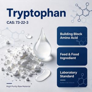 Tryptophan CAS 73-22-3 powder, Baisifu amino acid raw material