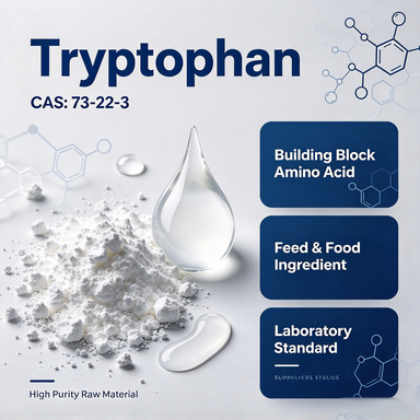 Tryptophan CAS 73-22-3 powder, Baisifu amino acid raw material